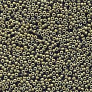 Miyuki Rocailles Perlen 1,5mm 4474 Duracoat opaque dyed Forest ca 11gr
