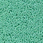 Miyuki Rocailles Perlen 1,5mm 4475 Duracoat opaque dyed Turquoise ca 11gr