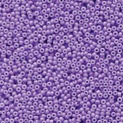 Miyuki Rocailles Perlen 1,5mm 4488 Duracoat opaque dyed Pale Purple ca 11gr