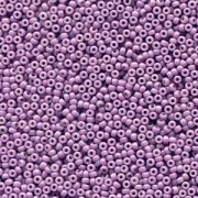 Miyuki Rocailles Perlen 2mm 4489 Duracoat opaque dyed Purple ca 12gr