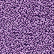 Miyuki Rocailles Perlen 1,5mm 4490 Duracoat opaque dyed Dark Purple ca 11gr