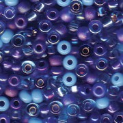 Miyuki Rocailles Perlen 3mm Mix02 Blue Tones ca 22gr
