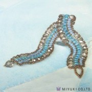 Miyuki Bead Jewelry Kit BFK 69 Blue Surge Bracelet