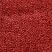 Miyuki Delica Perlen 1,6mm DB0791 Opaque Dyed Red 5gr