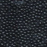 Miyuki Tropfen Perlen 3,4mm 0401 opaque Black 10gr