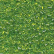 Miyuki Long Magatama Perlen 4x7mm ca8,5gr 0143 transparent Lime Green