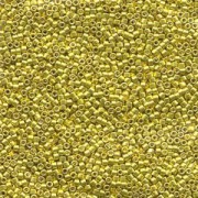 Miyuki Delica Perlen 1,6mm DB0424 dyed galvanized Dark Yellow 5gr