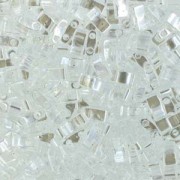 Miyuki Halb Tila Perlen 2,2x5mm Luster Crystal HTL0160 ca 7,8gr