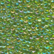Miyuki Magatama Perlen 4mm 0143R transparent irisierend Chartreuse ca 24gr