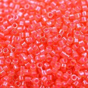Miyuki Delica Perlen Neon 1,6mm DB2051 luminous Poppy Red ca 5gr
