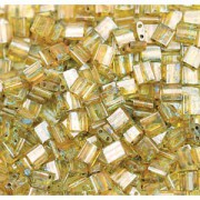 Miyuki Tila Picasso Perlen 5mm transparent Saffran TL4501 ca 7,2gr
