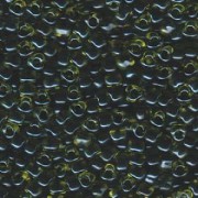 Miyuki Dreieck Perlen, Triangle Beads 3mm 1816 colorlined Peridot Black ca13gr