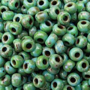 Miyuki Rocailles Picasso Perlen 3mm 4514 matt Seafoam Green ca 22gr