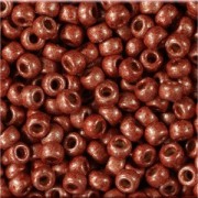 Miyuki Rocailles Perlen 3mm 4212F frosted Duracoat galvanized Dark Berry ca 22gr