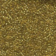 Miyuki Rocailles Perlen 1,5mm 0195 24 Karat Gold lined Chrystal ca 11gr