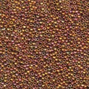 Miyuki Rocailles Perlen 1,5mm 0199 rainbow 24 Karat Gold (wie DB501) ca 11gr