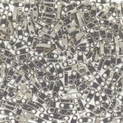 Miyuki Quarter Tila Beads 5x1.5mm Nickel Plated ca. 7gr