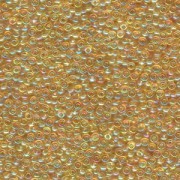 Miyuki Rocailles Perlen 2mm 0251 transparent rainbow Light Gold 12gr
