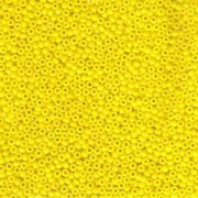 Miyuki Rocailles Perlen 2mm 0404 opaque Yellow 12gr