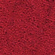 Miyuki Rocailles Perlen 1,5mm 0408 opaque Dark Red ca 11gr