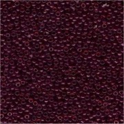 Miyuki Rocailles Perlen 1,5mm 0141D transparent Dark Red ca 11gr