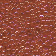 Miyuki Dreieck Perlen, Triangle Beads 2,5mm 1158 transparent rainbowBerry Red 13gr