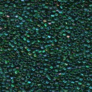 Miyuki Dreieck Perlen, Triangle Beads 2,5mm 1812 colorlined Medium Green Dark Green 13gr