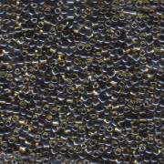 Miyuki Dreieck Perlen, Triangle Beads 2,5mm 1840 colorlined Gold Black 13gr
