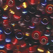 Miyuki Rocailles Perlen 4mm Mix16 Rainbow ca 20 Gr.
