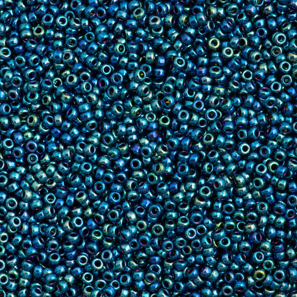 Miyuki Rocailles Beads 2mm 0467 Metallic Indigo irisierend ca 12gr
