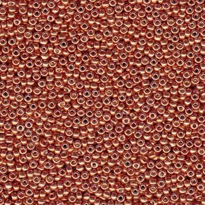 Miyuki Rocailles Perlen 2mm 4207 Duracoat galvanized Pink Blush ca 23,5gr
