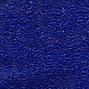 Miyuki Delica Perlen 2,2mm DBM0216 opaque luster Royal Blue 7,2 Gr.