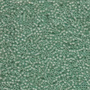 Miyuki Delica Perlen 1,6mm DB0385 matt Sea Glass Green 5gr