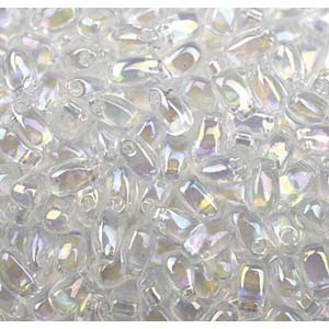 Miyuki Tropfen Perlen 3x5,5mm 0250 rainbow Crystal ca 25gr