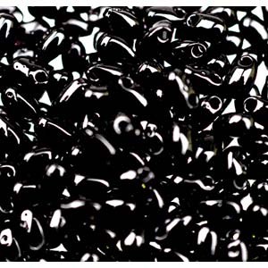 Miyuki Tropfen Perlen 3x5,5mm 0401 Black ca 25gr