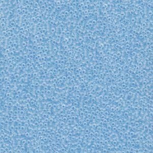 Miyuki Rocailles Perlen 1,5mm 0148F transparent matt light Blue ca 11gr