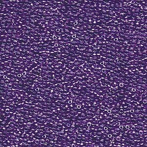 Miyuki Rocailles Perlen 1,5mm 1531 sparkle purplelined Crystal ca 11gr