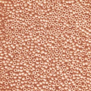 Miyuki Rocailles Perlen 2mm 0596 semi matt opaque Salmon ca 12gr