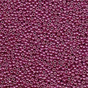 Miyuki Rocailles Perlen 1,5mm 4219 Duracoat galvanized Magenta ca 11gr