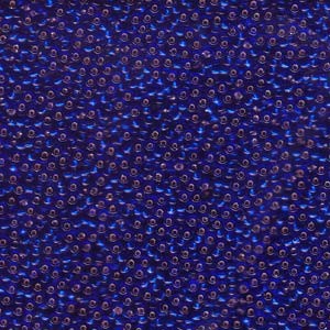 Miyuki Rocailles Perlen 2,2mm 0020 oder 9660-484 silverlined Cobalt ca 10gr