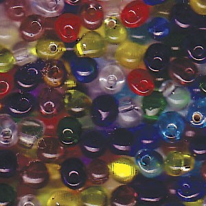 Miyuki Tropfen Perlen 3,4mm Mix17 Rainbow AB ca 25gr.