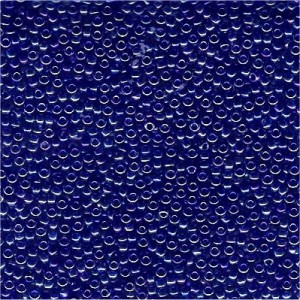 Miyuki Rocailles Perlen 1,5mm 0177 transparent rainbow Blue-Violet ca 11gr