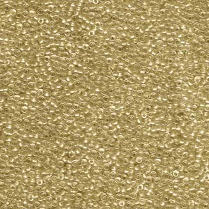 Miyuki Rocailles Perlen 1,5mm 1522 Crystal sparkling Gold lined ca 11gr