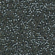 Miyuki Rocailles Perlen 1,5mm 0021F matt silverlined Grey ca 11gr