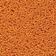 Miyuki Rocailles Perlen 1,5mm 4454 Duracoat opaque dyed Orange ca 11gr