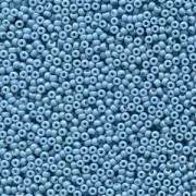 Miyuki Rocailles Perlen 1,5mm 4481 Duracoat opaque dyed Blue Grey ca 11gr