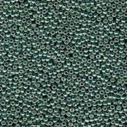 Miyuki Rocailles Perlen 2mm 4215 Duracoat galvanized Sea Green ca 23,5gr