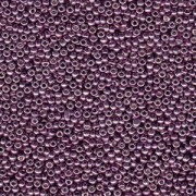Miyuki Rocailles Perlen 2mm 4220 Duracoat galvanized Eggplant ca 23,5gr