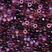 Miyuki Rocailles Perlen 2mm Mix01 Lilacs ca 24 Gr.