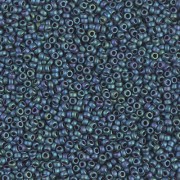 Miyuki Rocailles Perlen 1,5mm 2064 matt metallic Blue Green ca 11gr